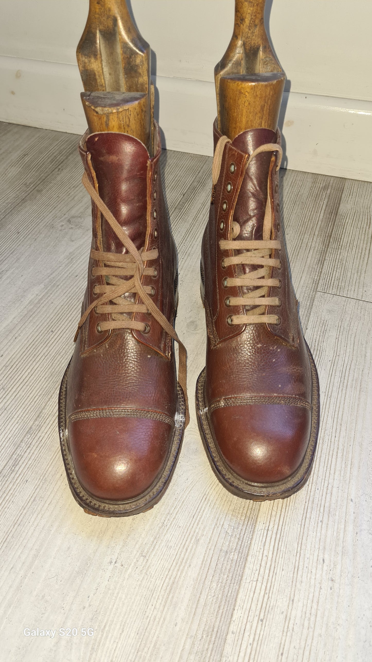 WW2 era officers boots size 7