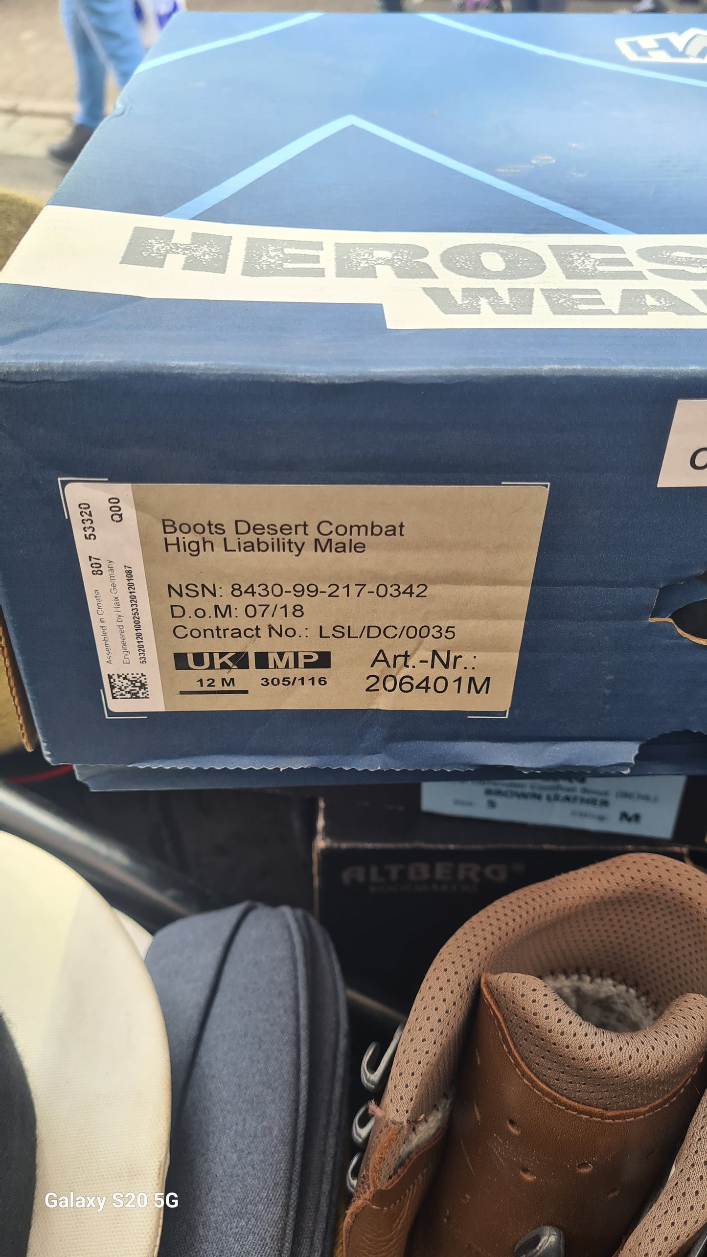 Haix Desert Combat boots