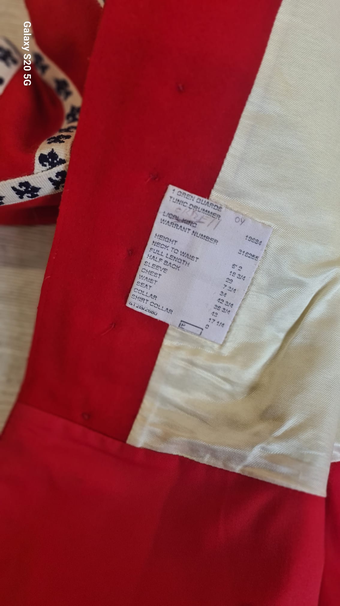 Grenadier Guards Drummers Tunic