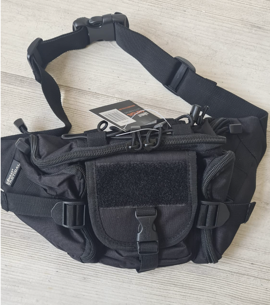 Tactical Black bum bag