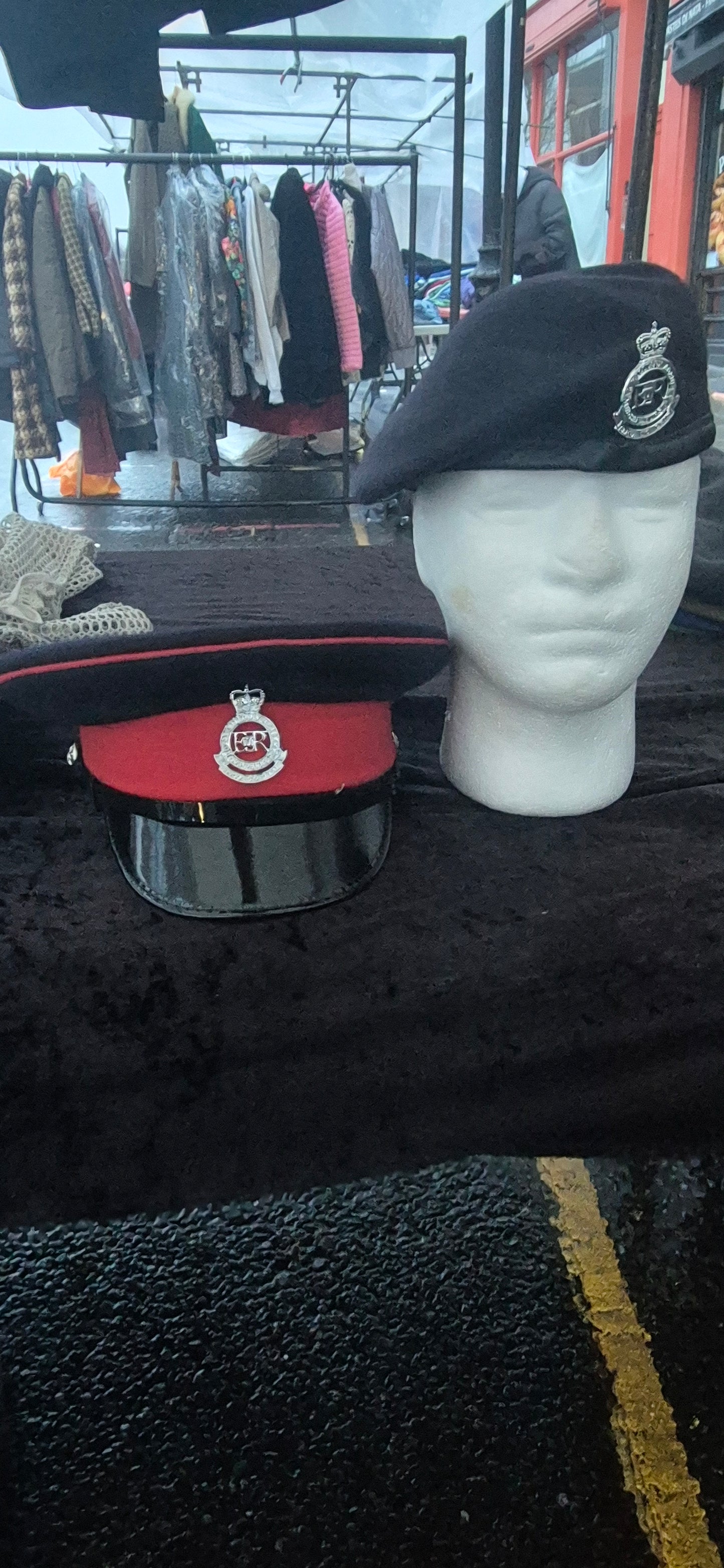 Sandhurst Peaked hat and Beret
